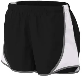 A4 NW5341 Womens 3" Speed Short - Black White