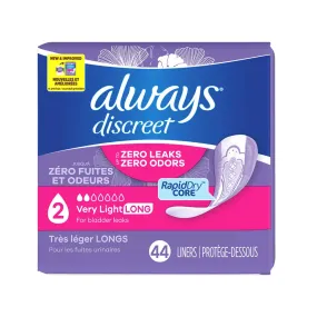 Always Discreet Very Light Long Length Pads