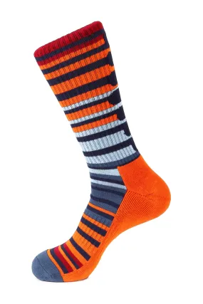 APPLE STRIPE Athletic Sock