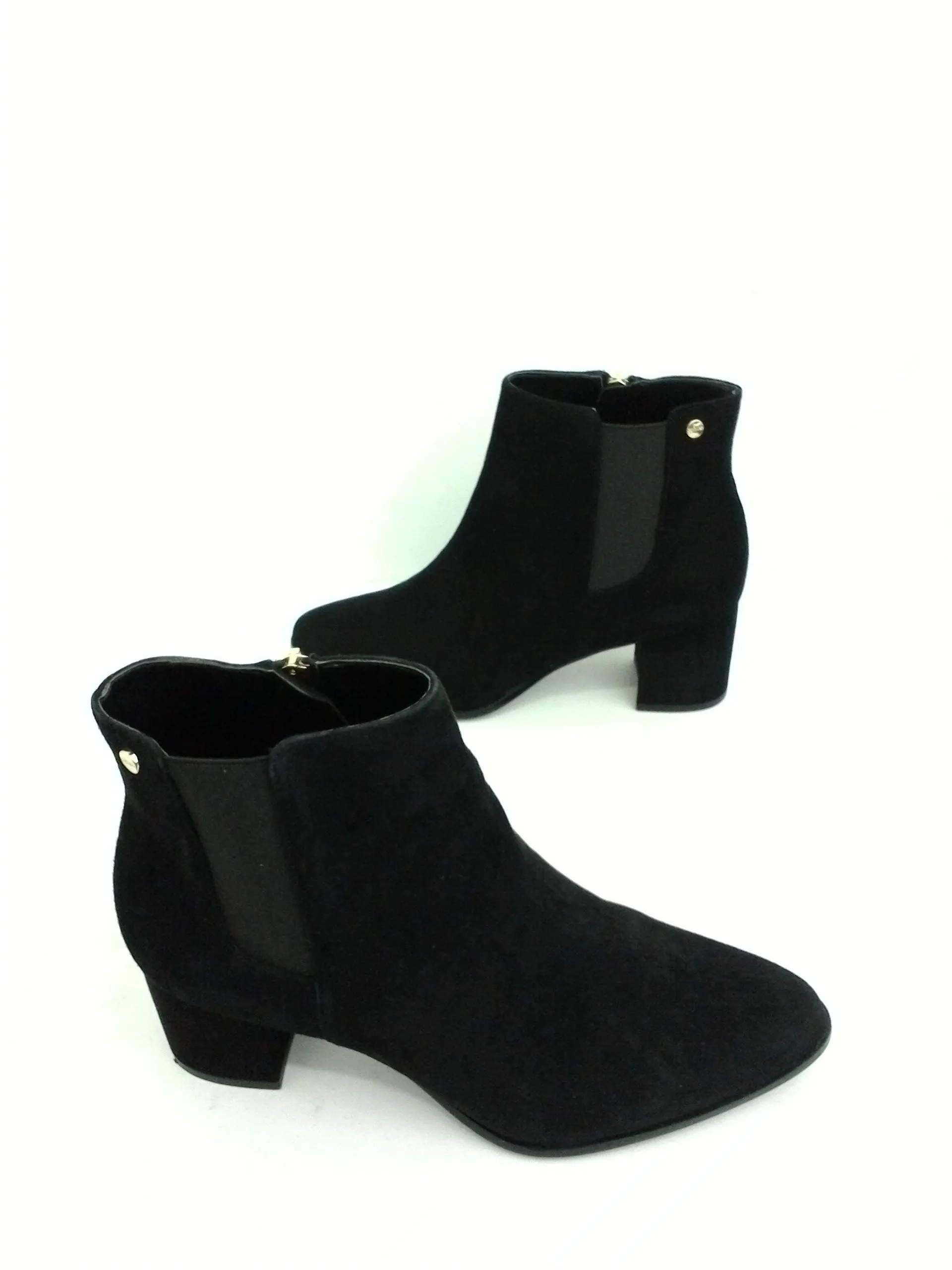 Calvin Klein Women's Fisa Black Suede Booties Size 9.5