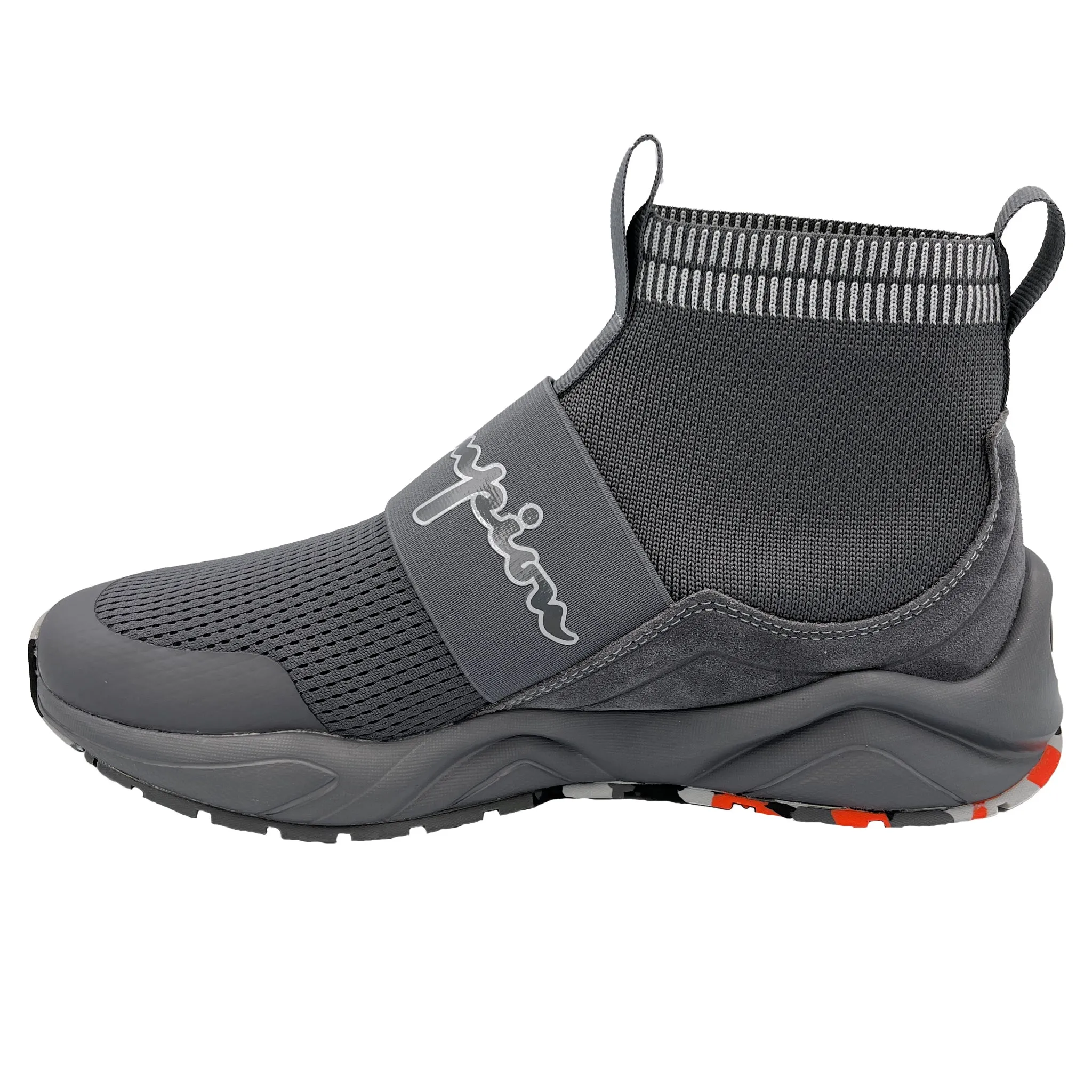 Champion Men's Grey/Orange Rally Pro Shoes CP101682M