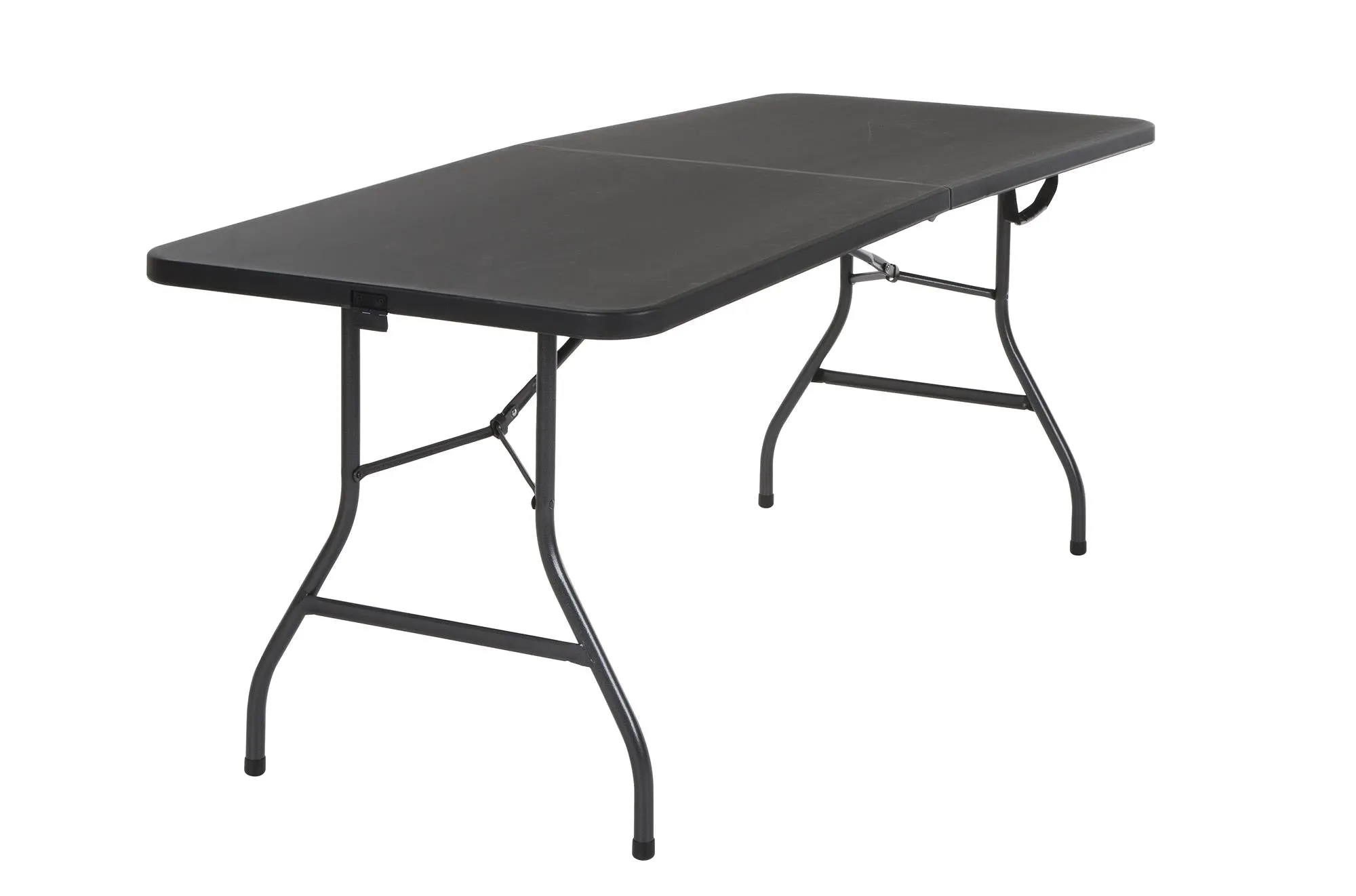 Deluxe 6 foot x 30 inch Fold-in-Half Blow Molded Table