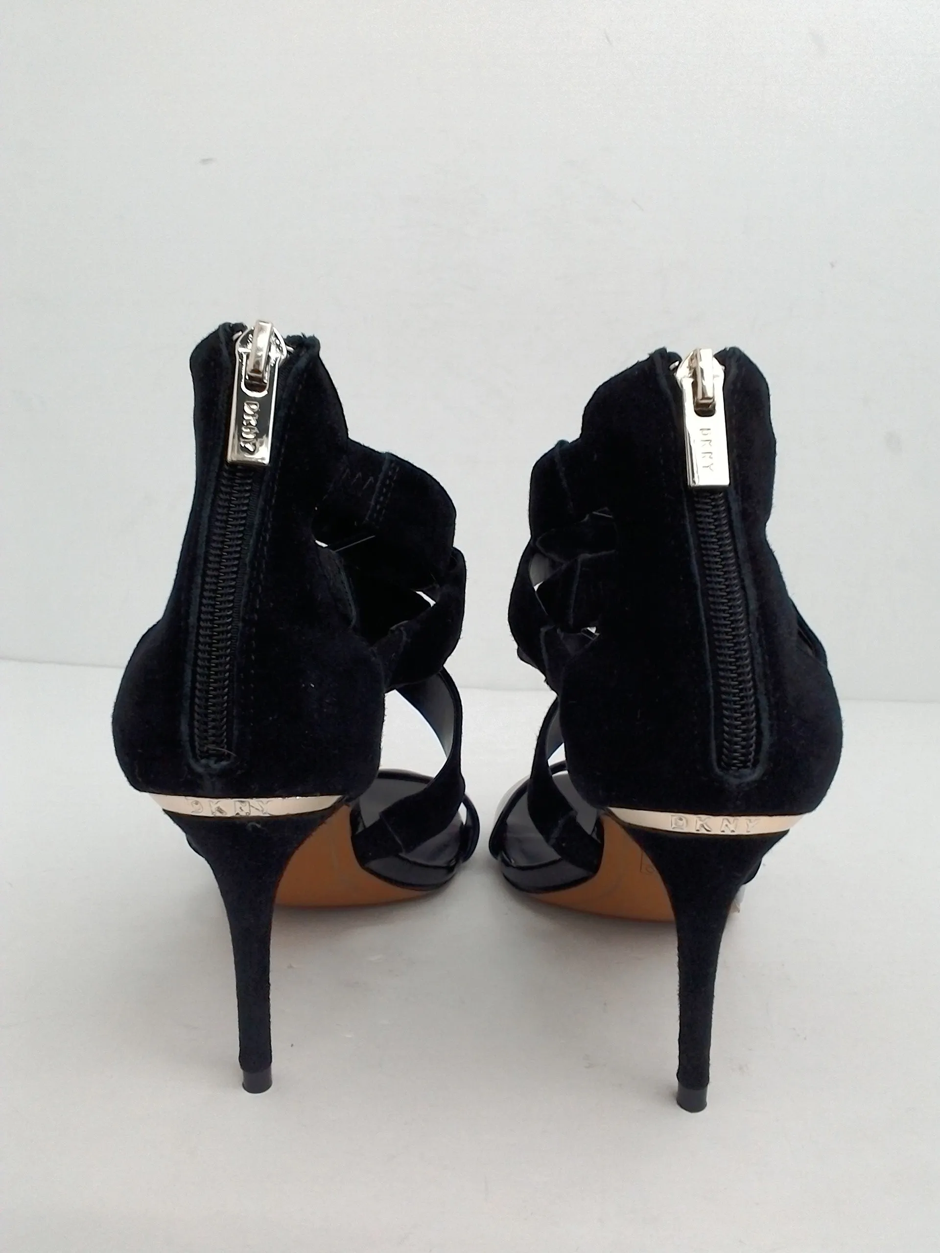 DKNY Women's Black Heeled Sandal Size 8 M