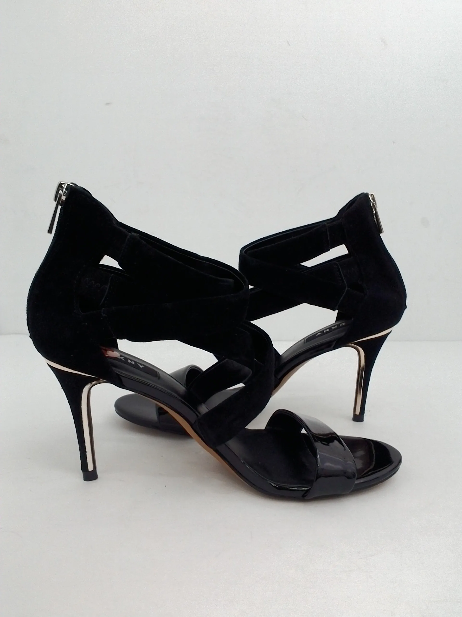 DKNY Women's Black Heeled Sandal Size 8 M