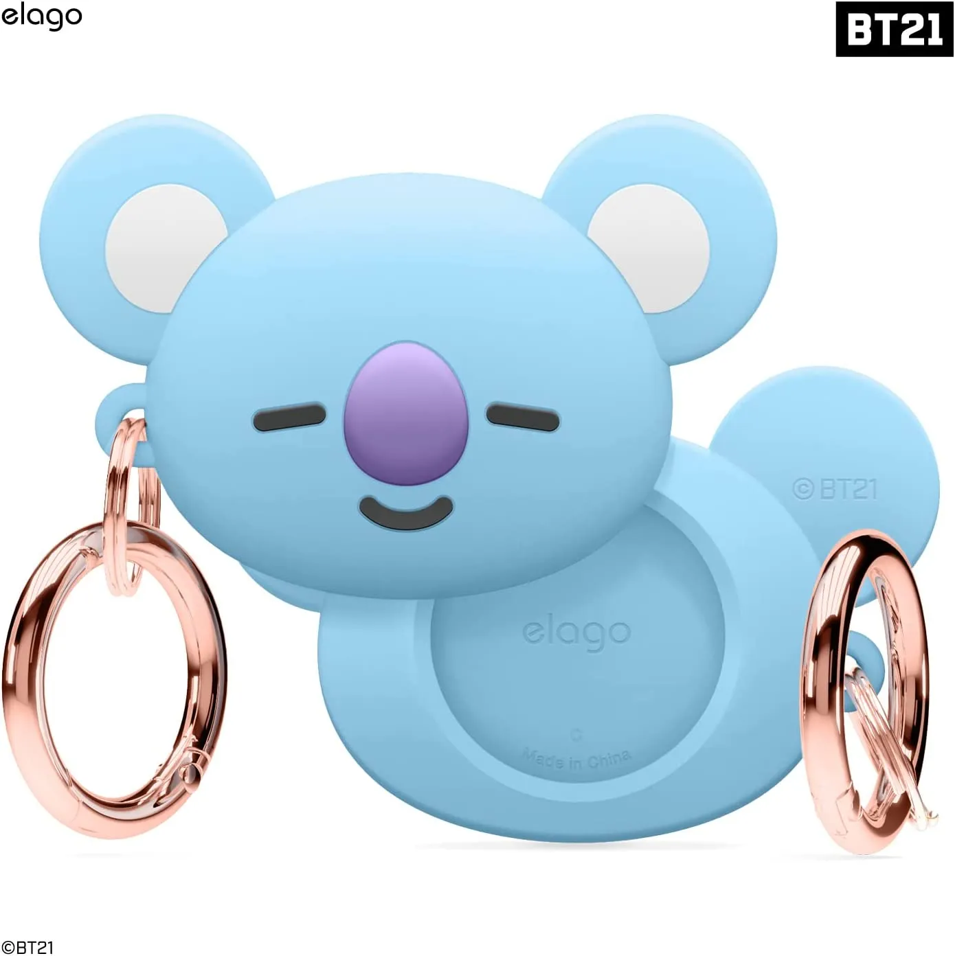 Elago BT21 AirTag Case with Keychain