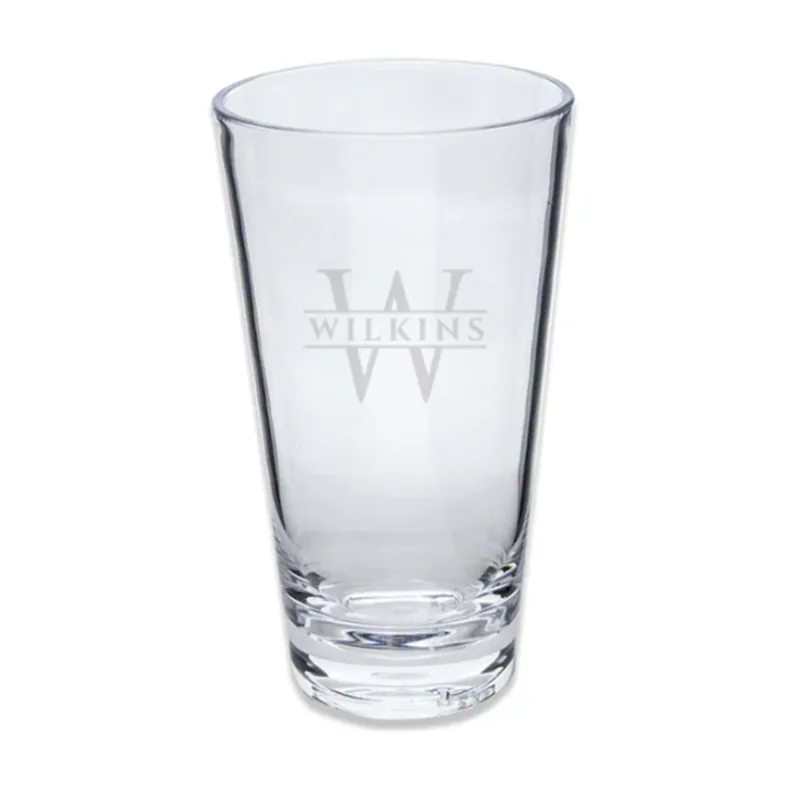 Engraved Acrylic Tall Drinking Glass