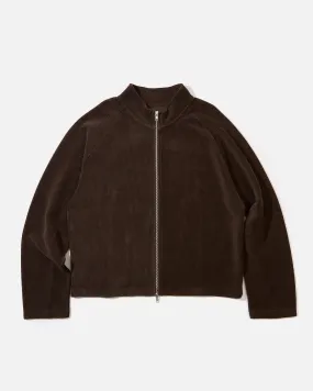 Leisure Zip up - Brown