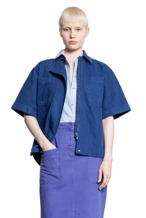 MAX MARA WOMAN BLUE SHIRTS