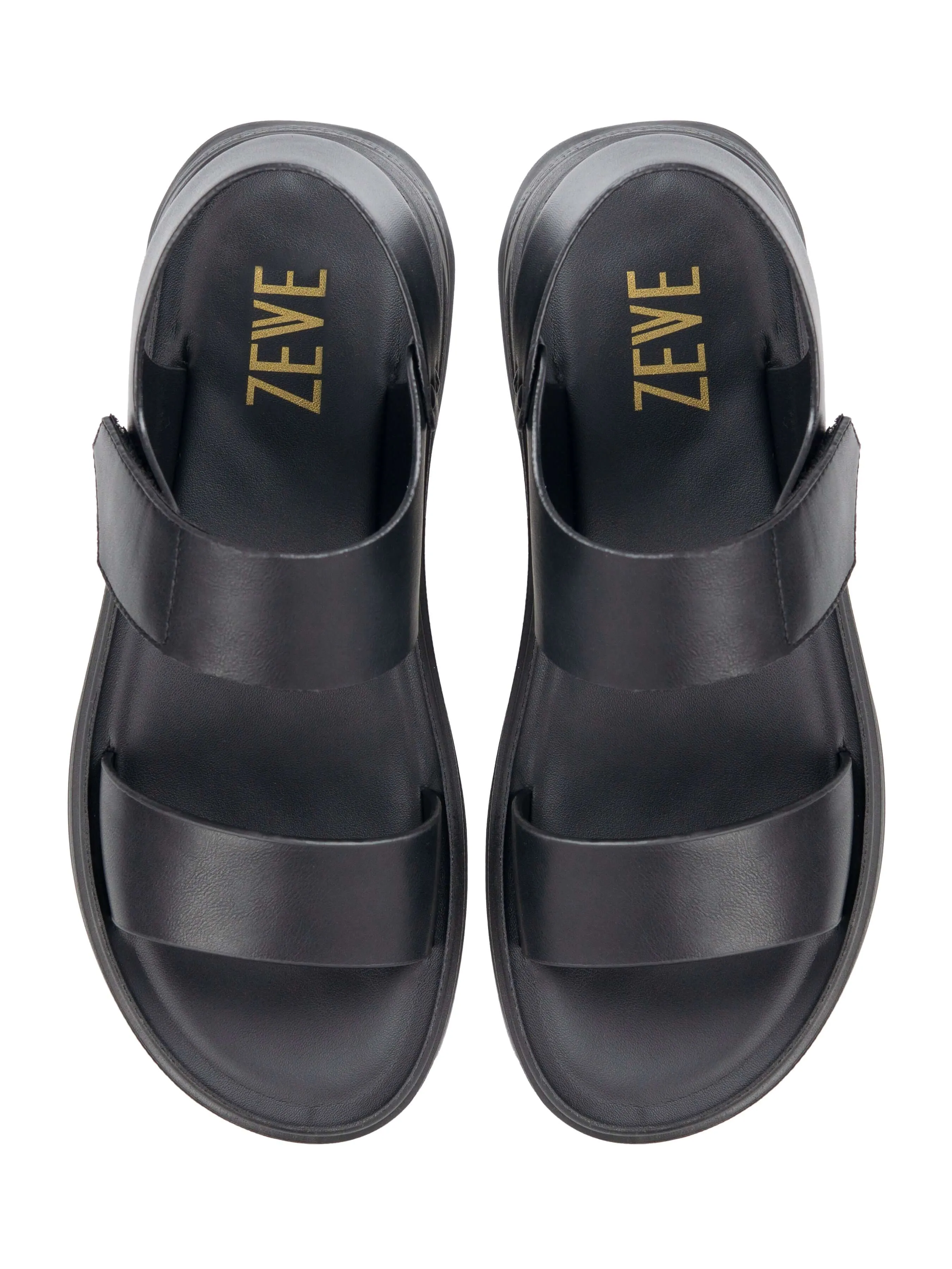 Orion Slingback Sandal - Black (Cloud Sole)