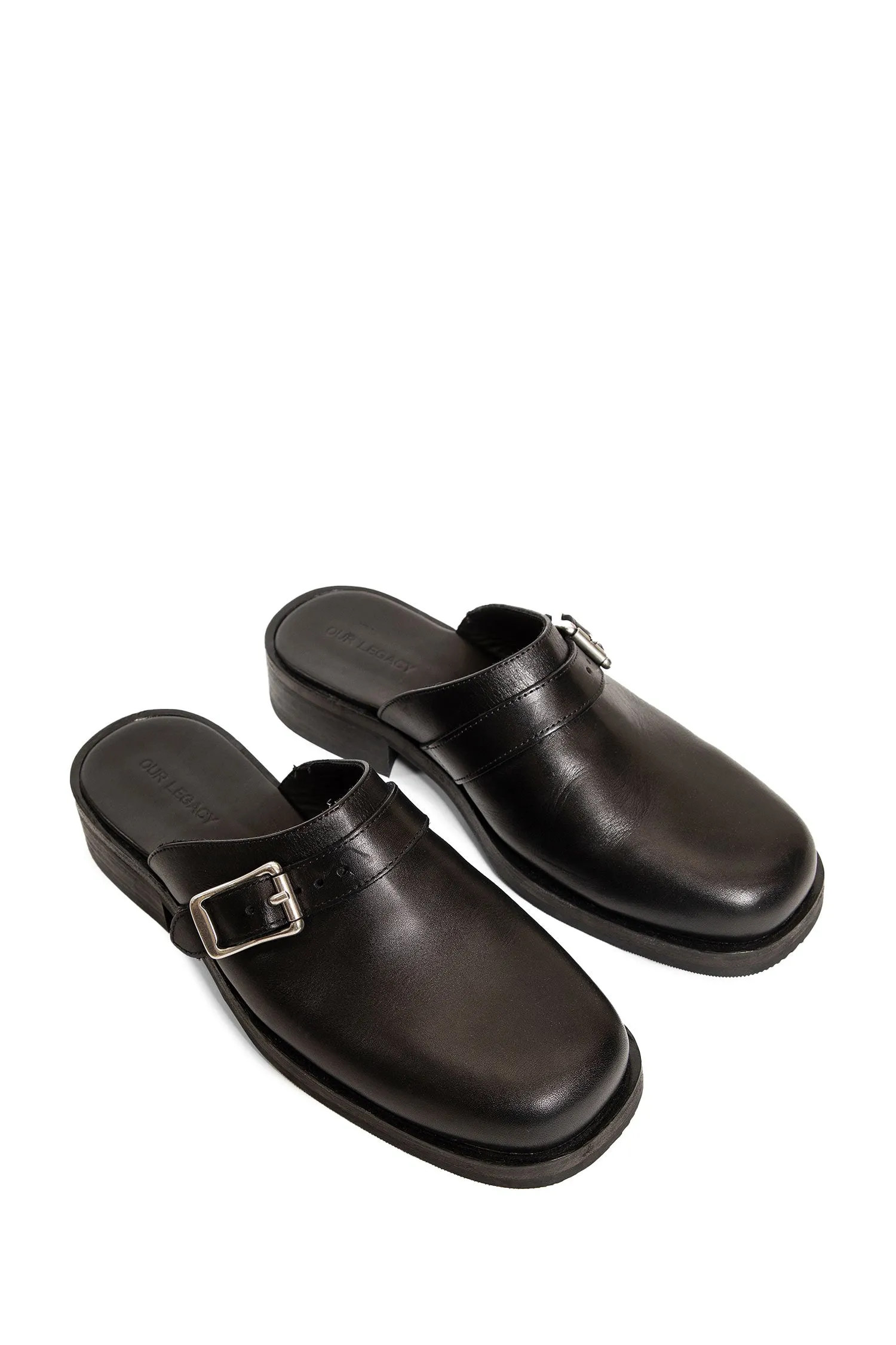 OUR LEGACY MAN BLACK MULES