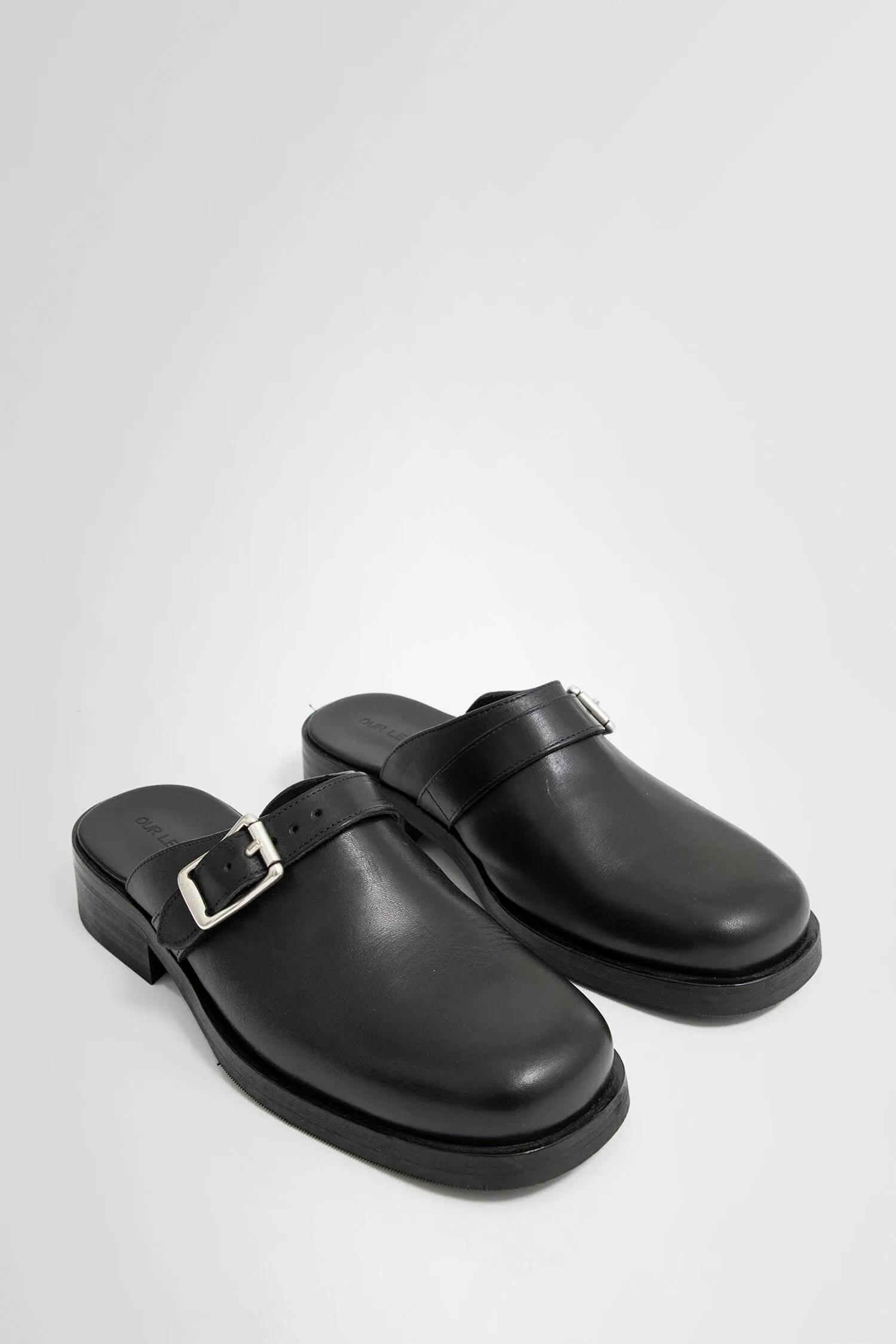 OUR LEGACY MAN BLACK MULES