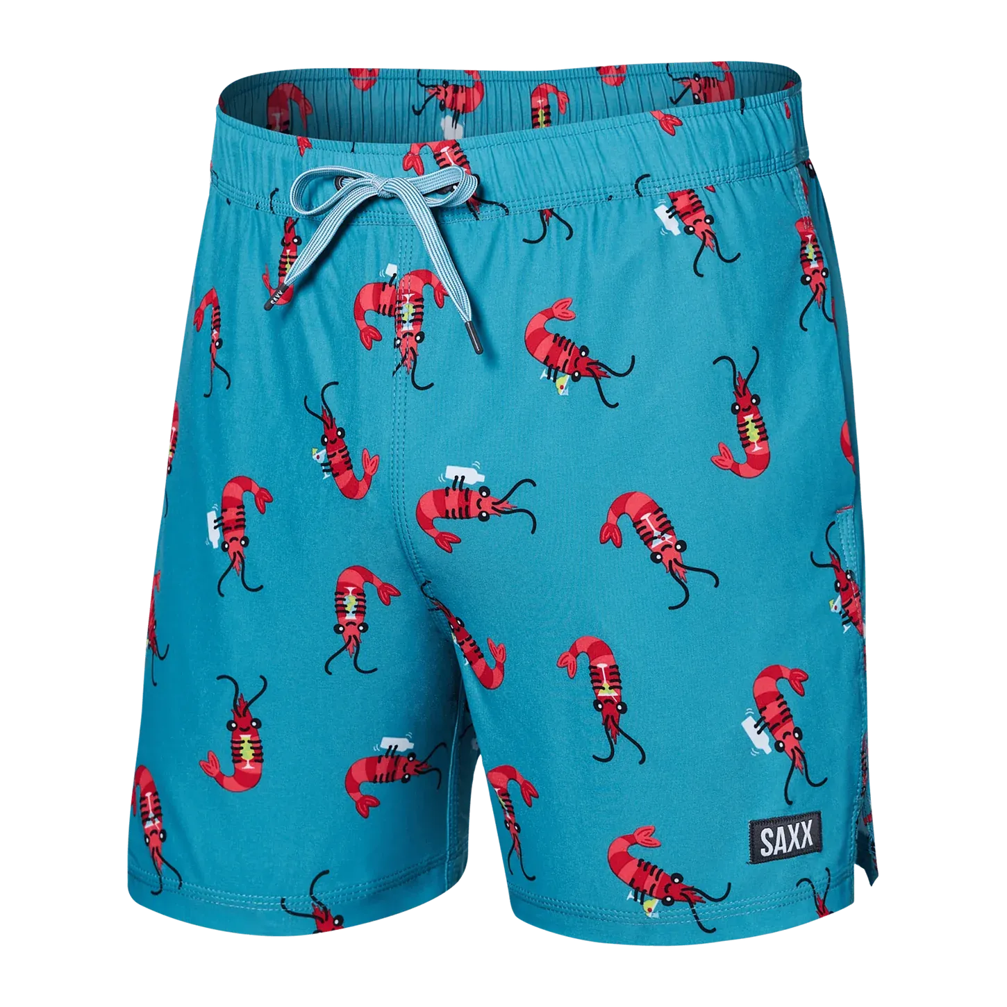 Shrimp Cocktail- Swim Shorts 5in- SAXX