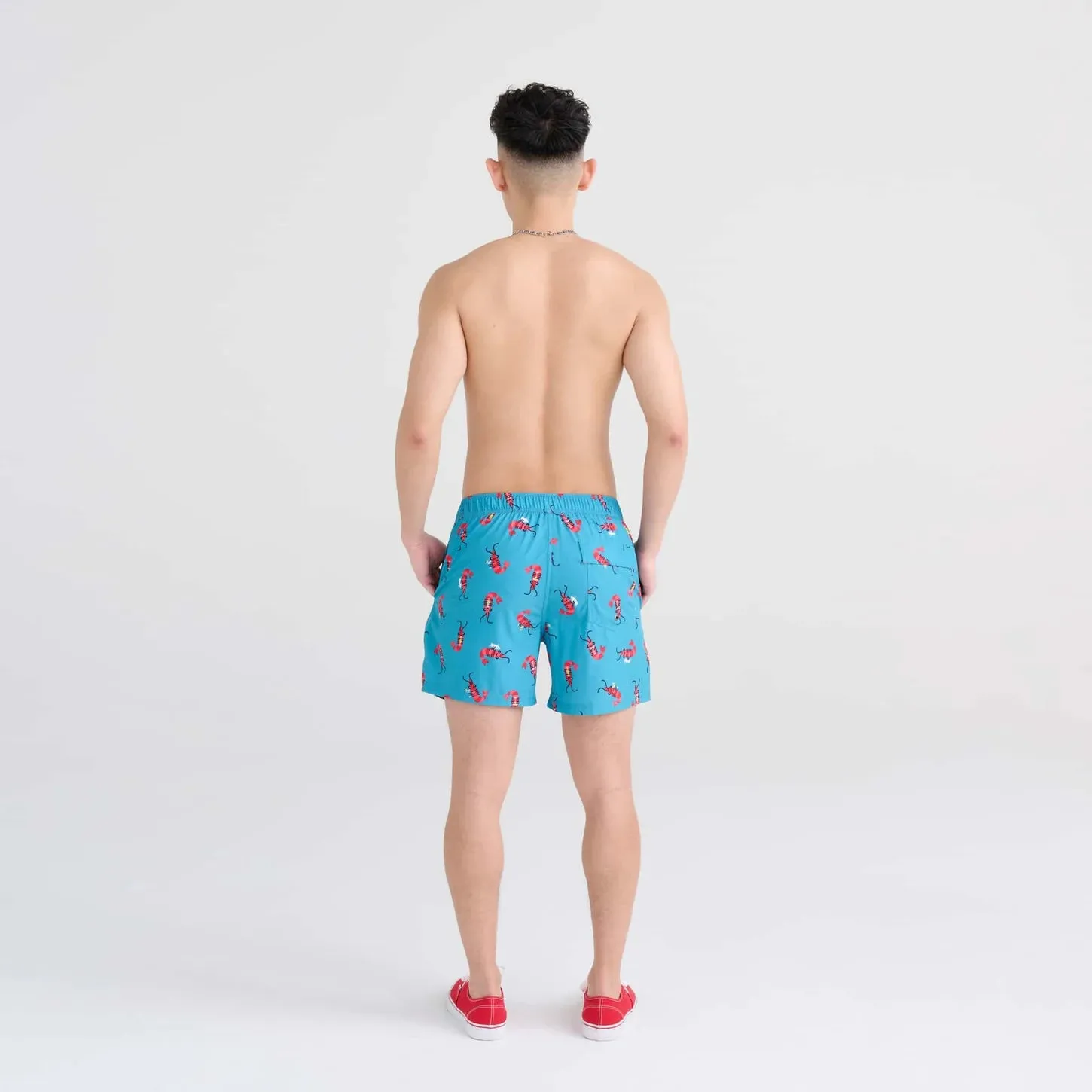 Shrimp Cocktail- Swim Shorts 5in- SAXX