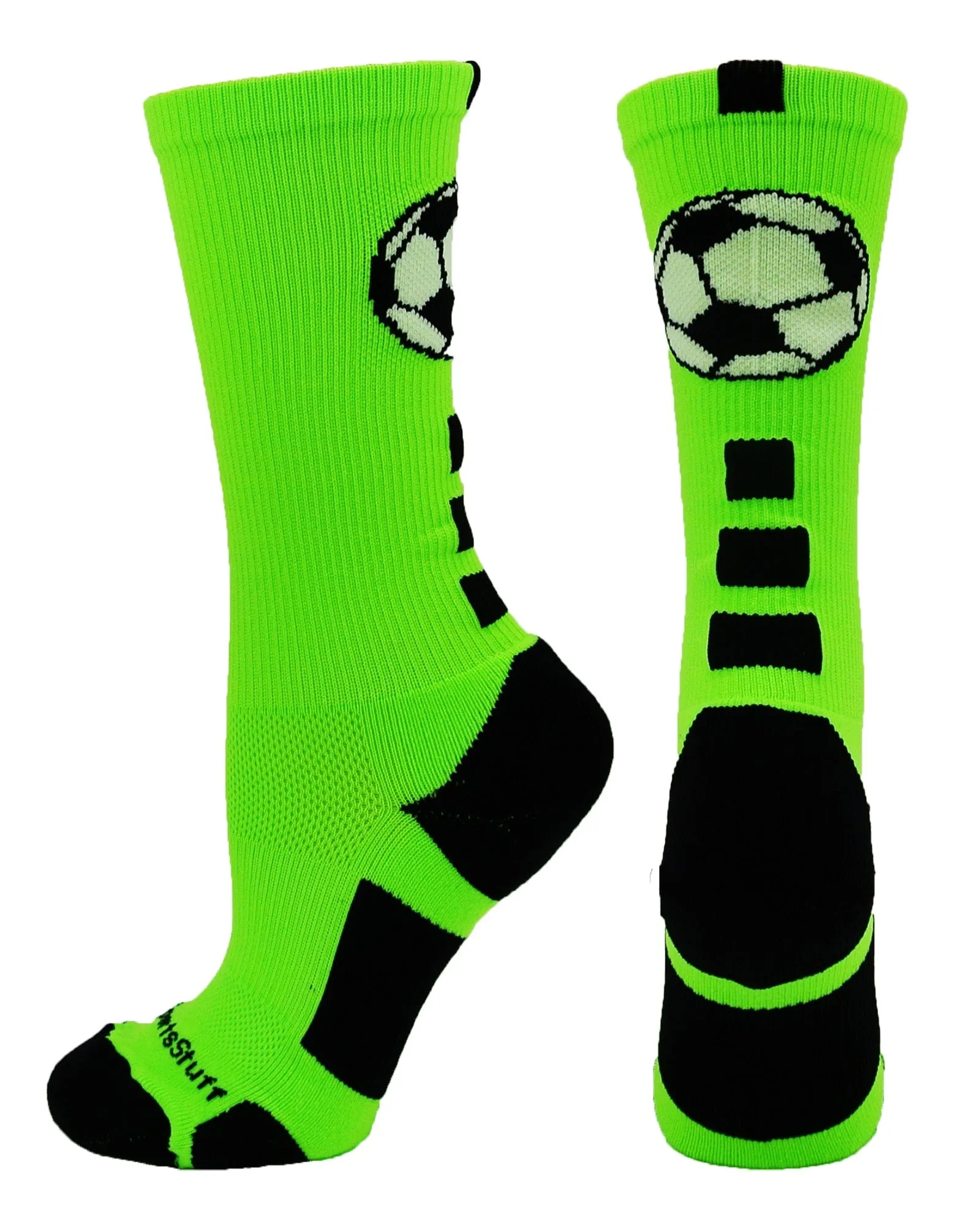 Soccer Ball Athletic Crew Socks (multiple colors)