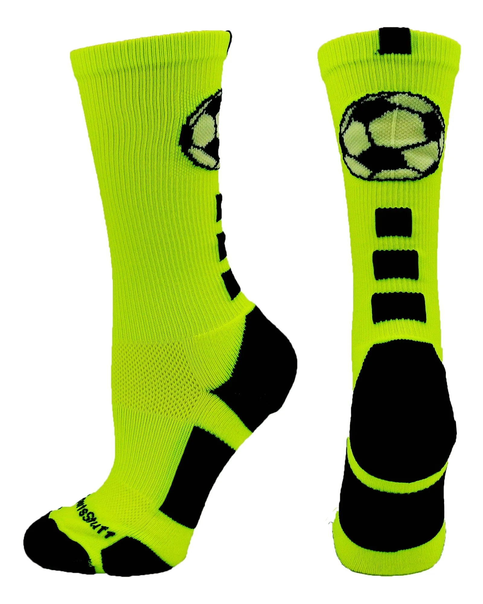 Soccer Ball Athletic Crew Socks (multiple colors)