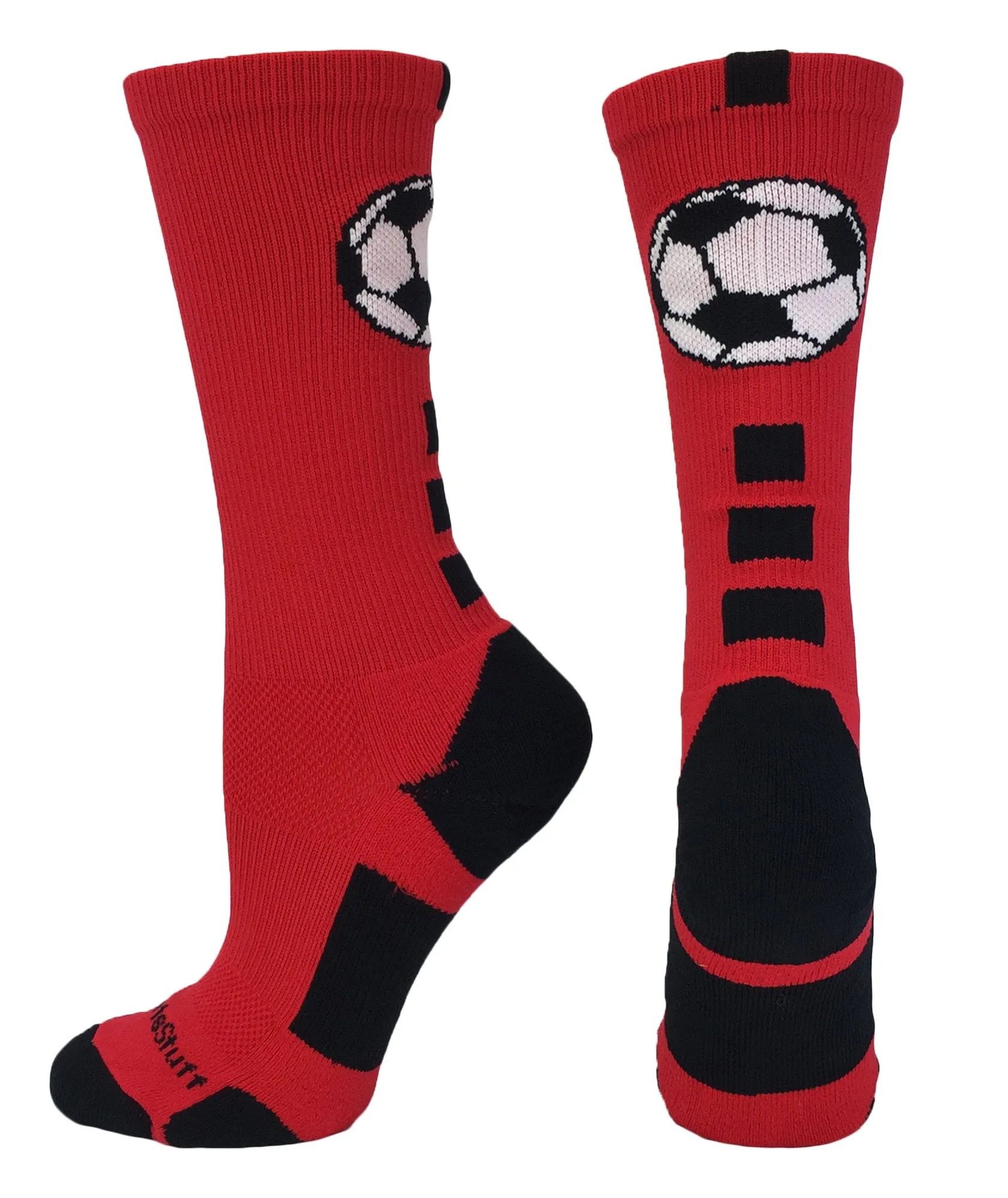 Soccer Ball Athletic Crew Socks (multiple colors)