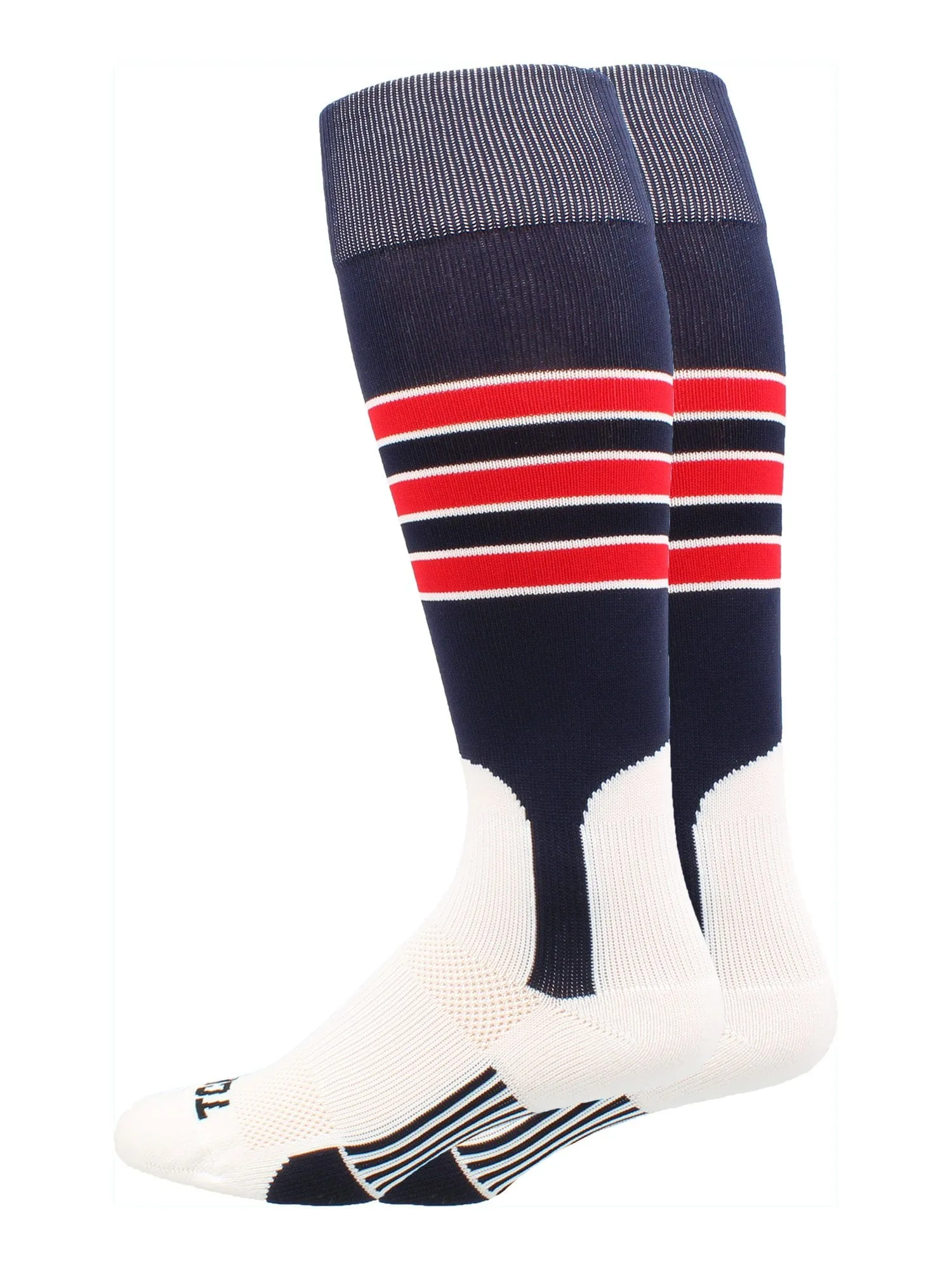 Striped Baseball Stirrup Socks Dugout Pattern D