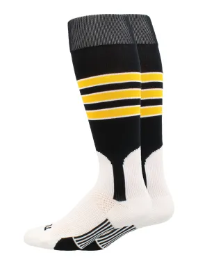 Striped Baseball Stirrup Socks Dugout Pattern D