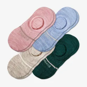 Women's Lightweight Merino Wool No Show Sock 4-Pack