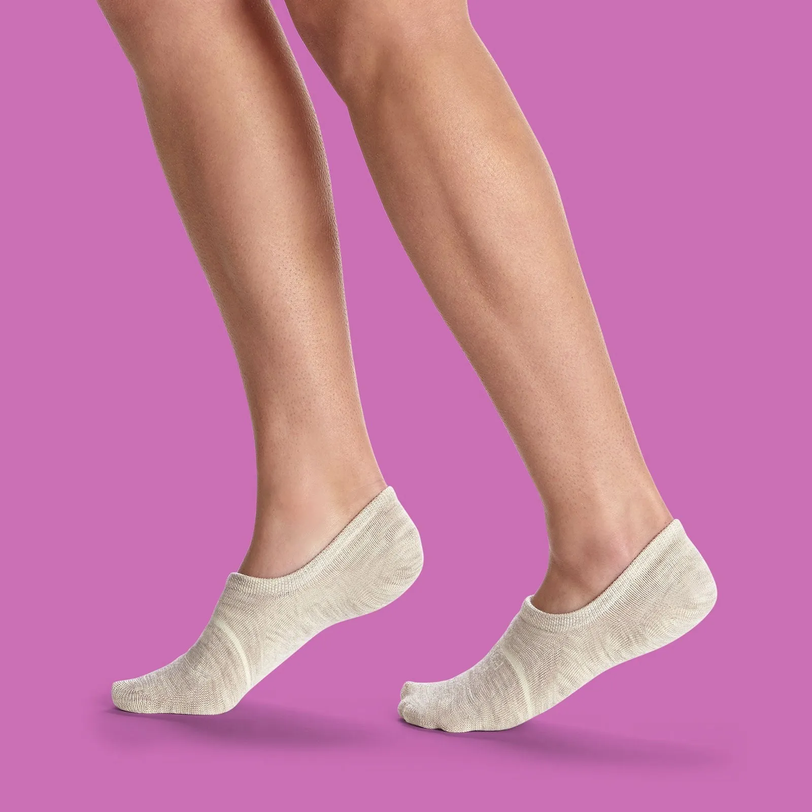 Women's Lightweight Merino Wool No Show Socks