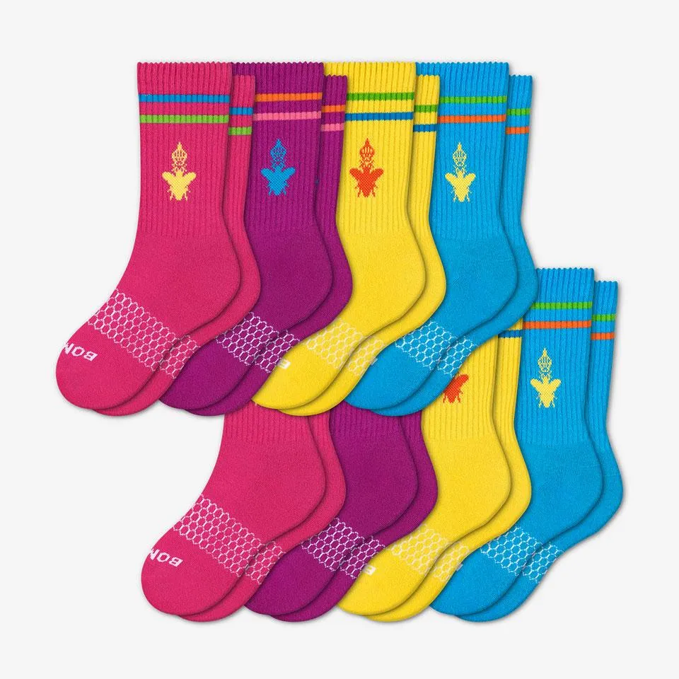 Youth Brights Calf Sock 8-Pack