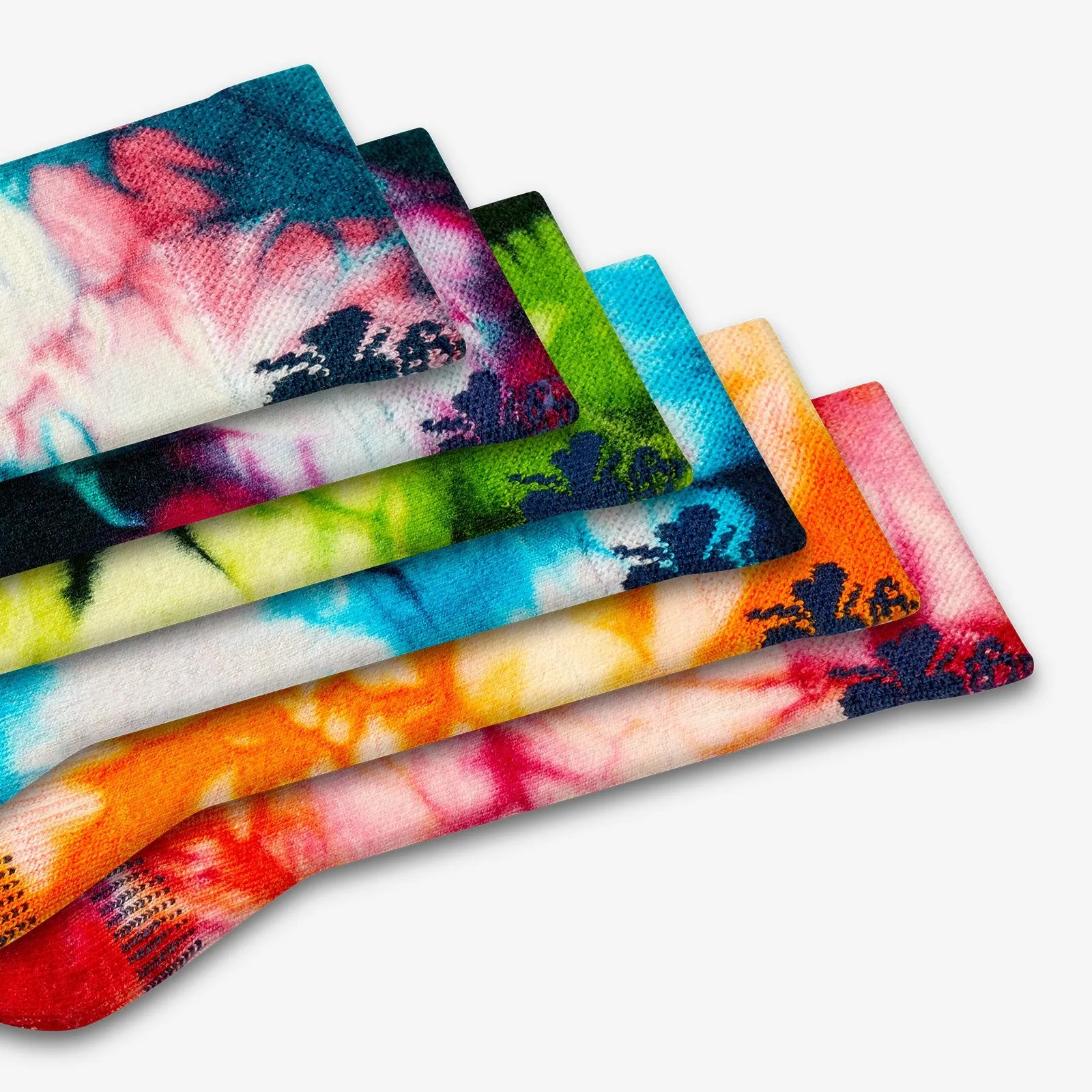 Youth Tie Dye Active Ski & Snowboard Sock 6-Pack