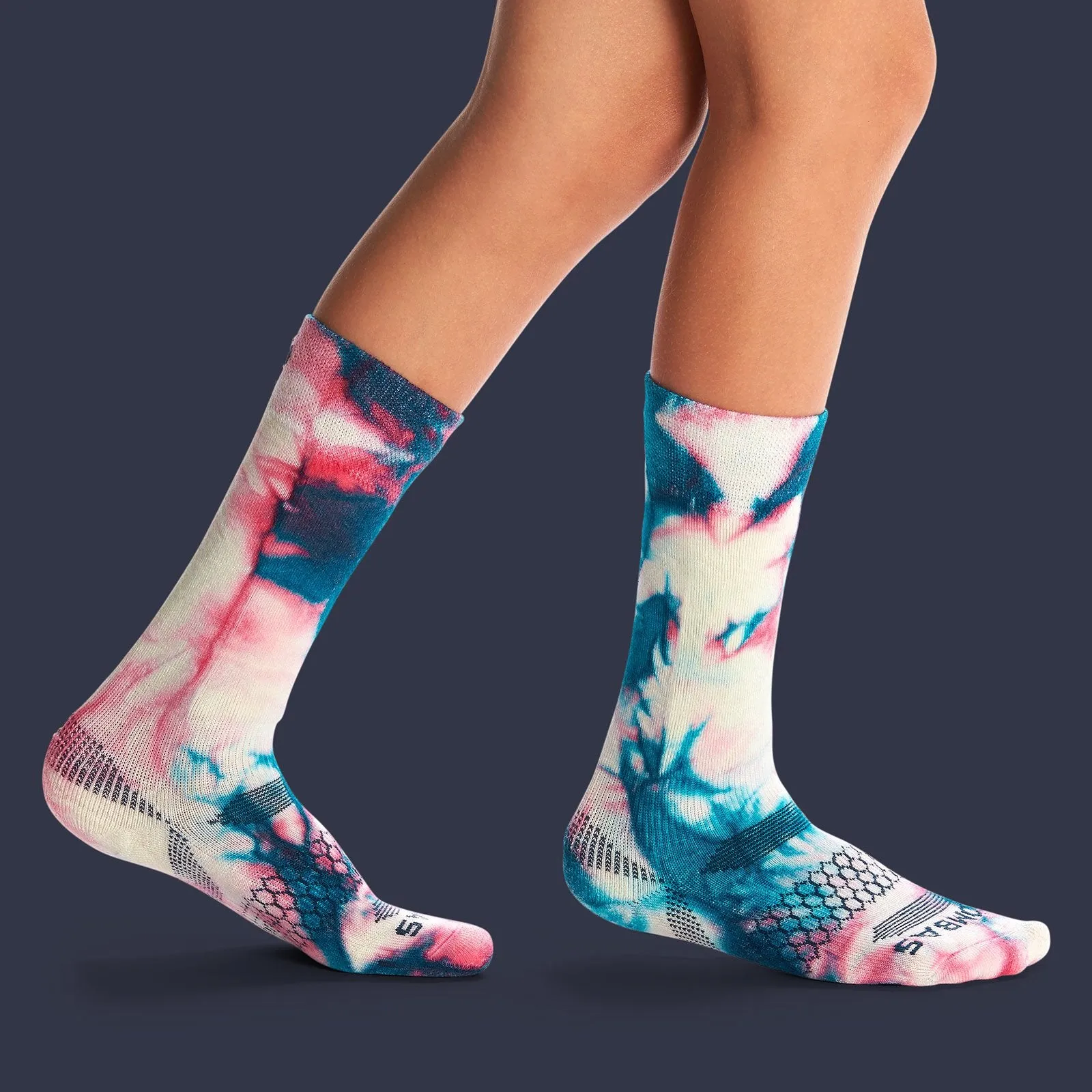 Youth Tie Dye Active Ski & Snowboard Sock 6-Pack